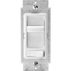 Leviton Decora Incandescent/LED/CFL White Slide Dimmer Switch Image 1